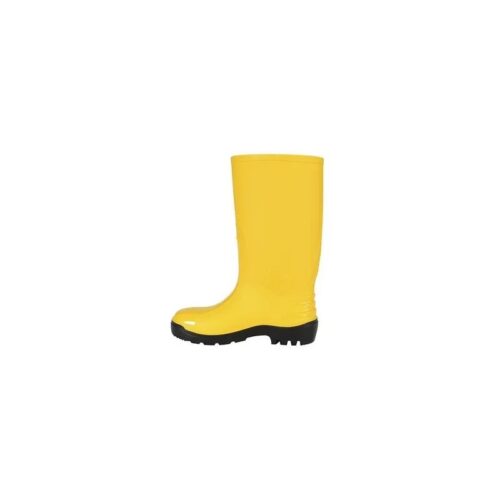 Bota pvc gallarda amarilla sin puntera