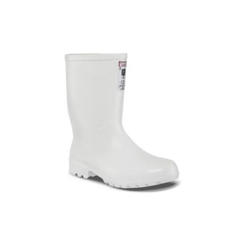 Botin pvc de seguridad resistente al aceite croydon blanca