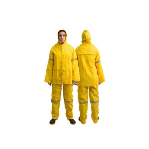 Conjunto de lluvia chaqueta y pantalon cal 16 con reflectivo