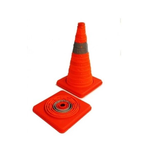 Cono rectractil naranja 60 cm