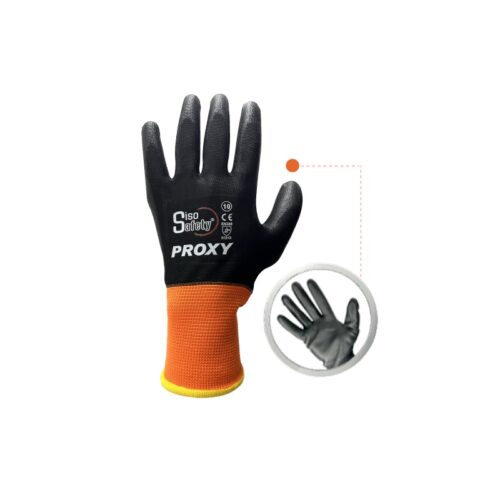Guante poliester poliuretano negro proxy